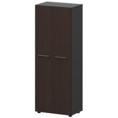 Шкаф для одежды KZS-46 Дуб венге/Графит 598x380x1595 Кортез