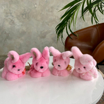 игрушка кролик из натурального меха