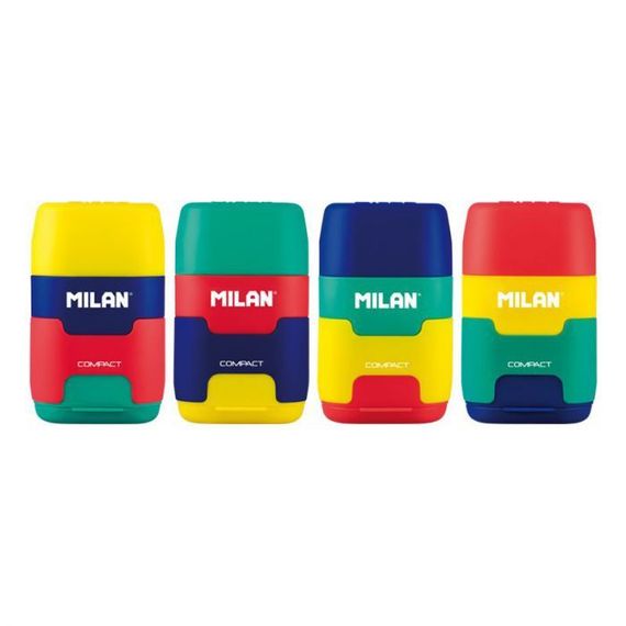 Pozan/ластик/Cube box 24 eraser+sharpener compact mıx