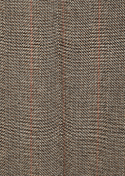 Брюки зауженного укороченного кроя в тонкую полоску