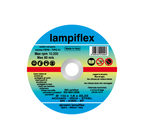 Отрезной диск по нержавеющей стали 150х1,6х22,2 BF/BNA36N150x1,6