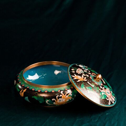 Винтаж: Шкатулка в китайском стиле