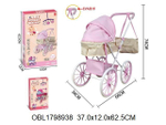 Коляска для кукол лежачая 74*66*36 см. коробка H936B-16