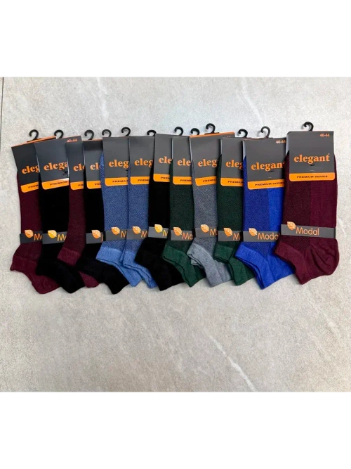 Носки комплект 12 пар 1.3.455-Ассорт Цветн
