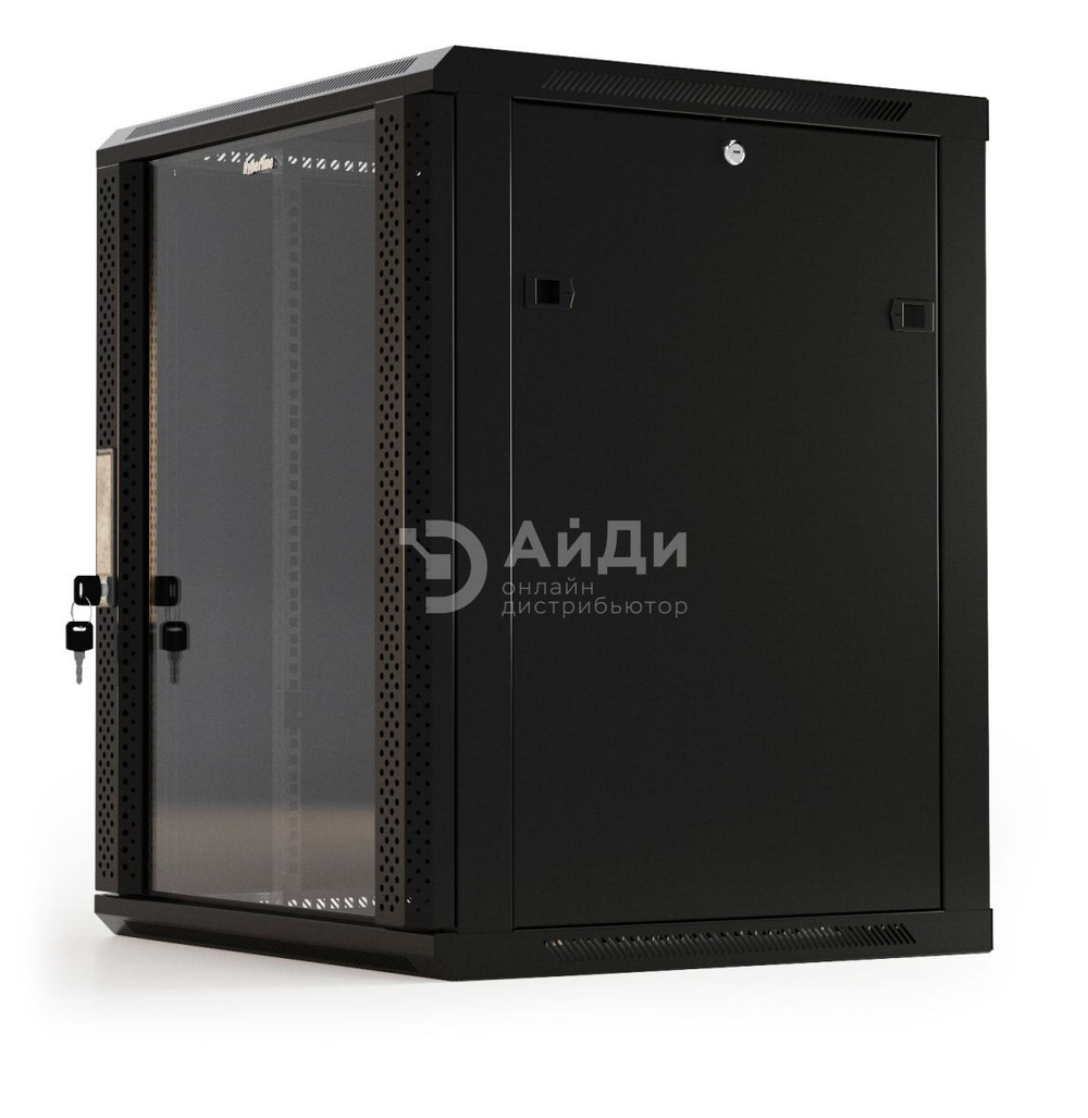 Шкаф телекоммуникационный настенный Hyperline TWB-FC-2266-GP-RAL9004