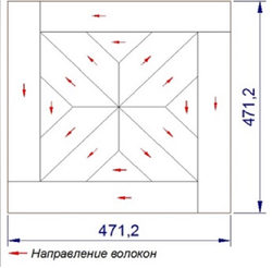Модульный паркет Lab Arte №6-70 Дуб рустик