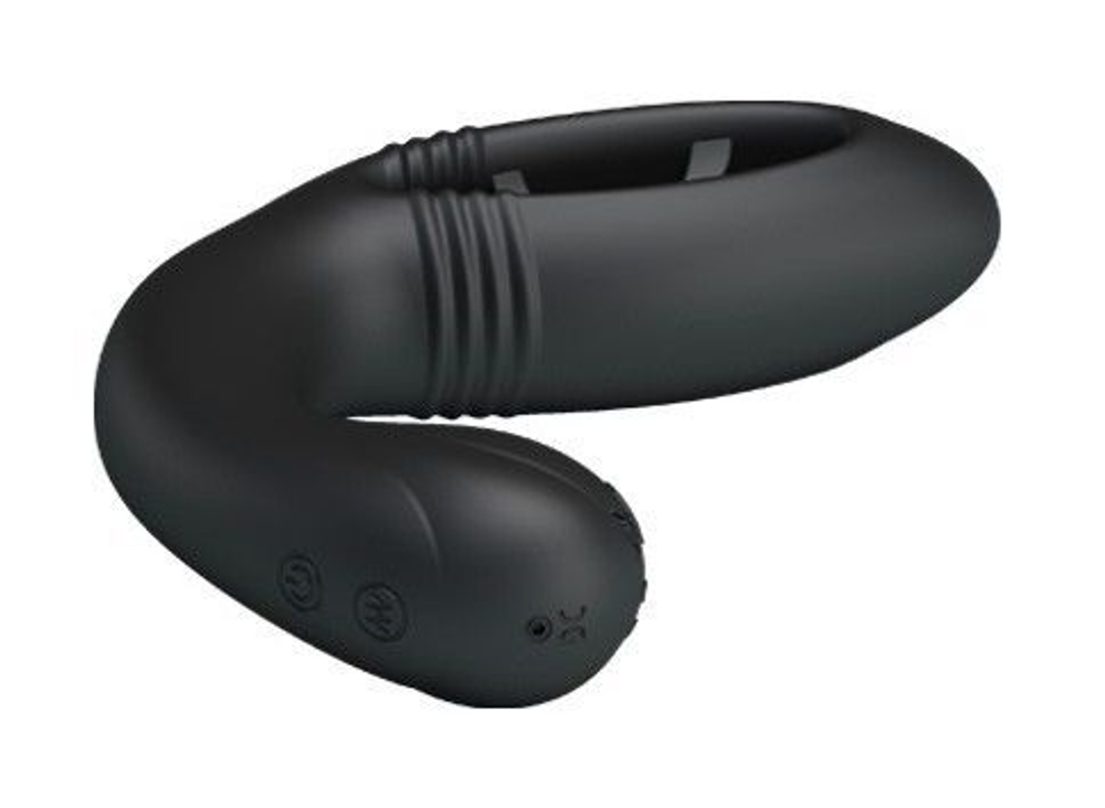 Анальный вибратор Baile Flexible Fabulous, 10,5 см, гибкий