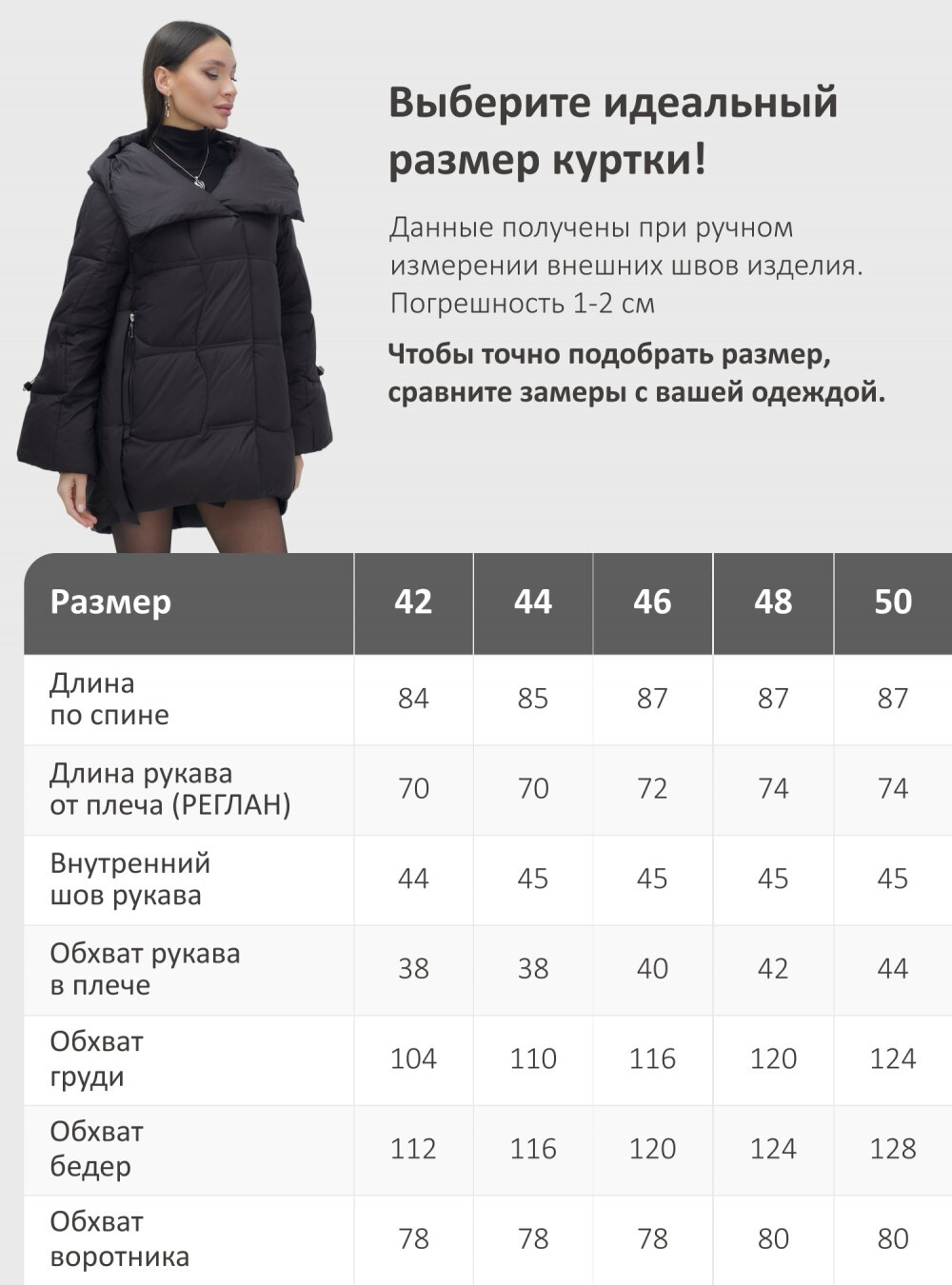 Куртка зимняя женская с большим капюшоном модная черного цвета 7739Ch