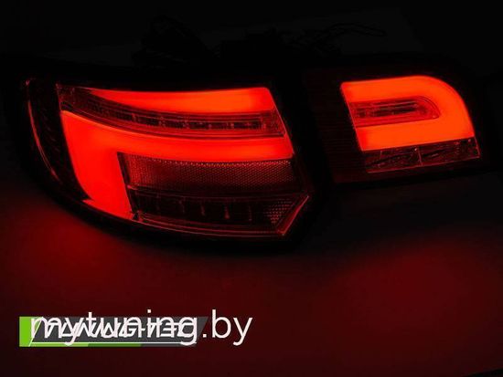 Фонари задние LED BAR SMOKE SEQ для AUDI A3 8P 5D 03-08