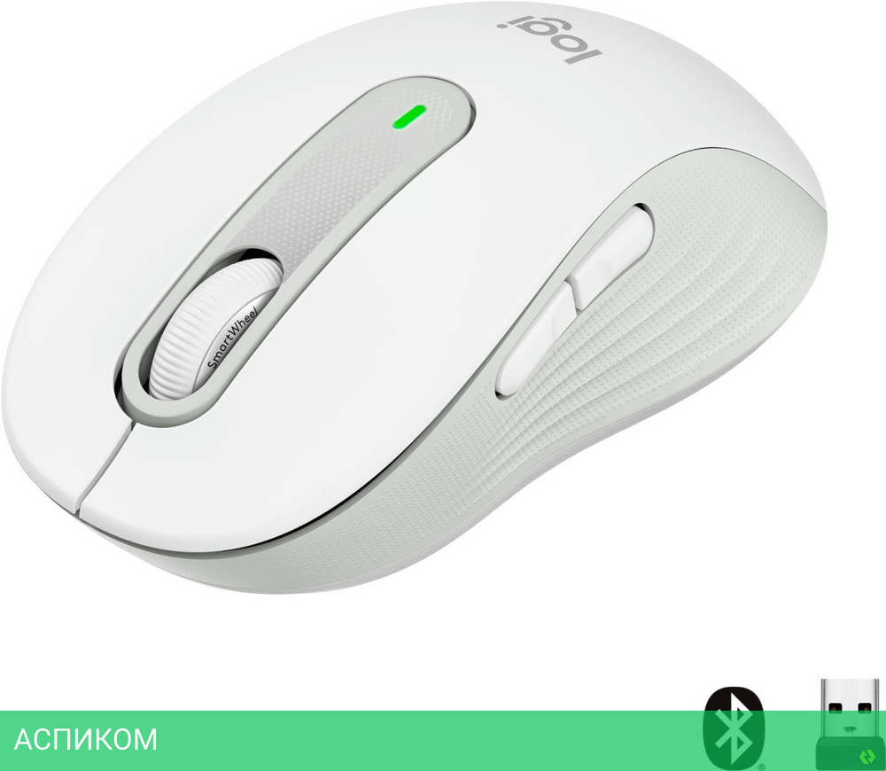 Мышь Logitech M650 Signature Bluetooth Mouse White (910-006255)