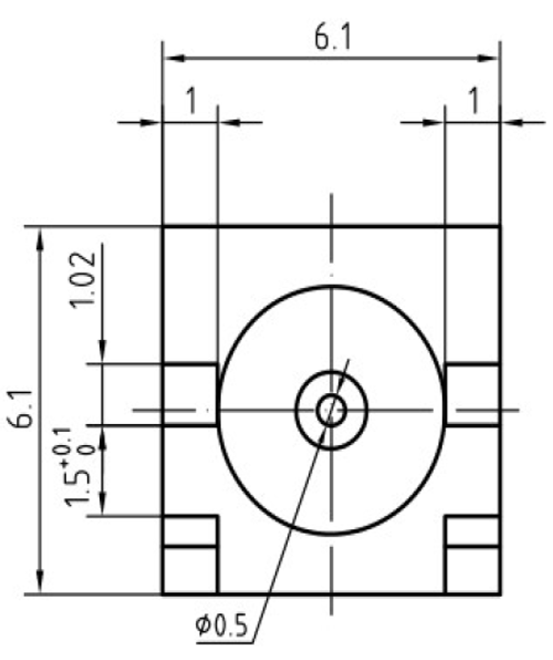 LT-SMA-F6, Разъем для печатной платы, SMA, 18 ГГц