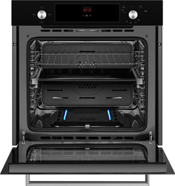 Встраиваемый газовый духовой шкаф Weissgauff WGO 706 D BLACK GLASS