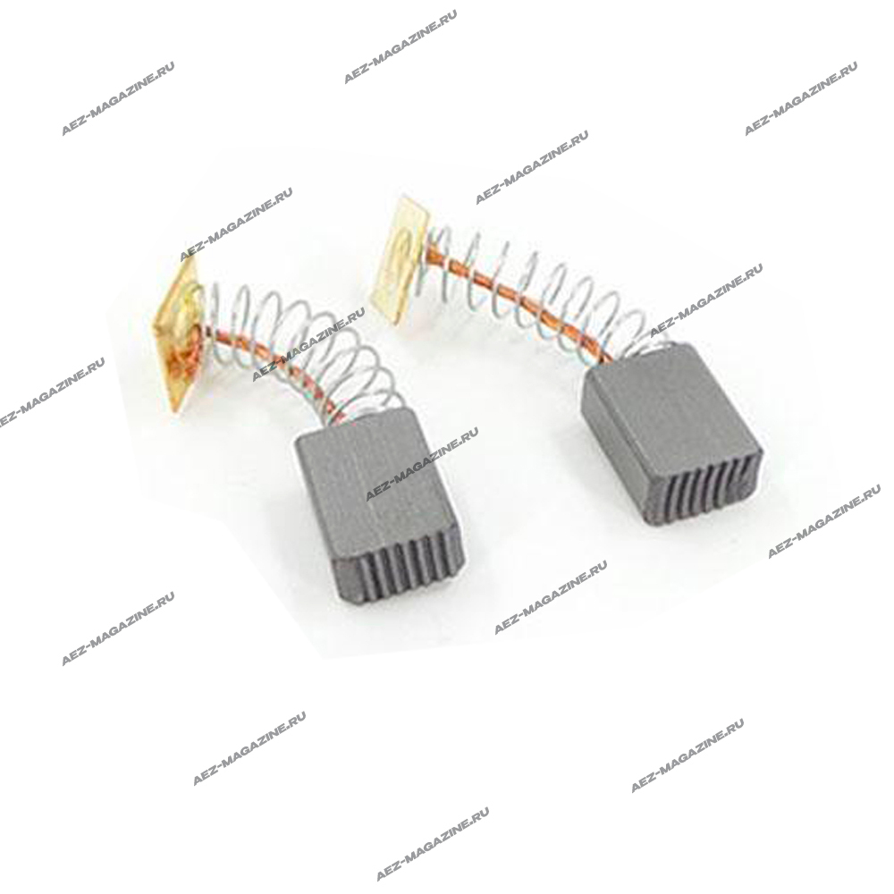 Электроугольная щетка 6х10х13 Пружина, пятак (для Интерскол ДУ 1050)