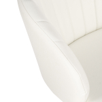 Офисное кресло Woodville Пард экокожа белый