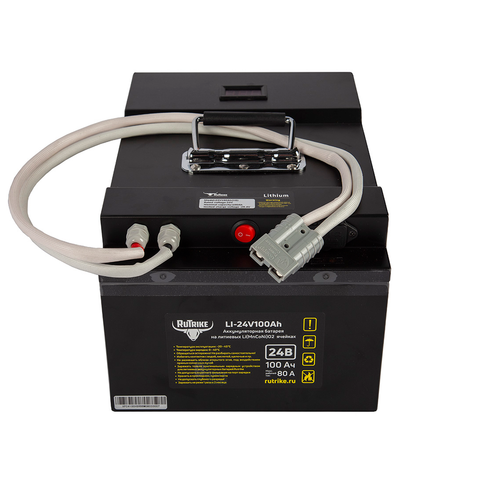 Литиевый Аккумулятор RuTrike (MnCoNi) 24V100A/H