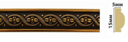 Профиль интерьерный Полистирол Грейс 15х5 2,4м Флоренция