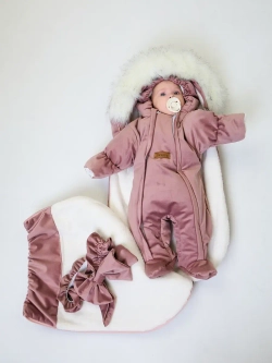 Конверт на выписку новорождённому зимний