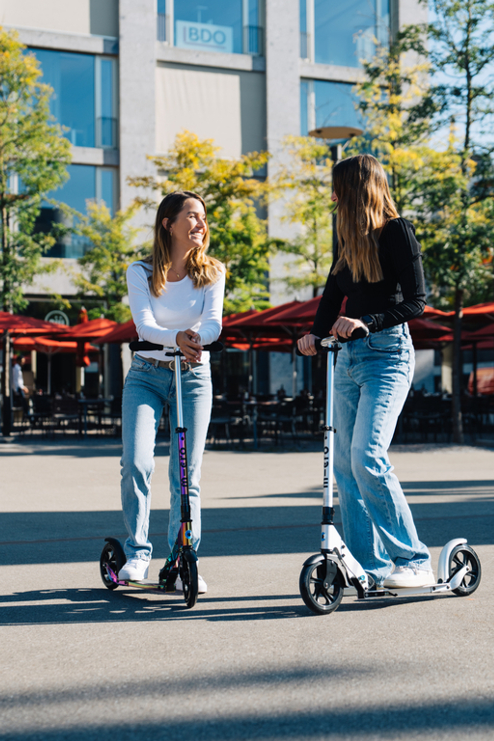 Самокат Micro Classic серебристый матовый