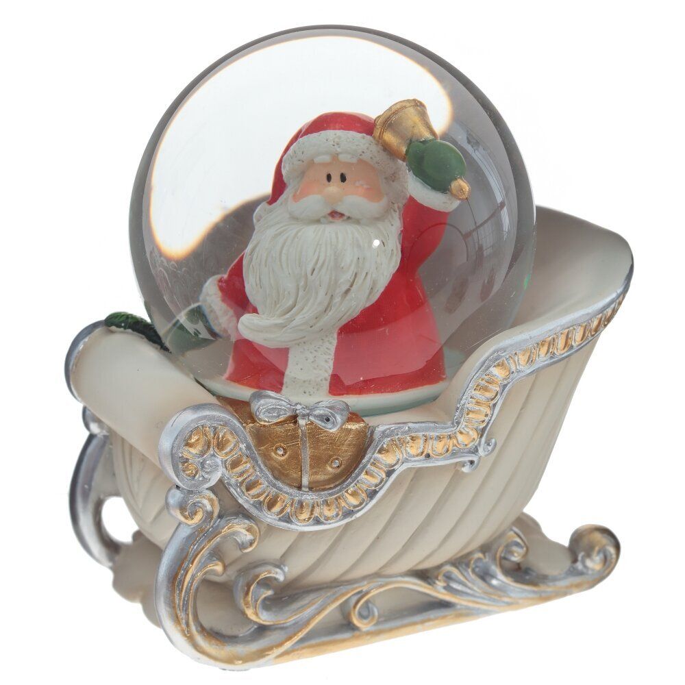 GAEM Фигурка декор в стекл шаре "Дед Мороз", D6 см, L9,5 W7 H9,5 см, 2в.