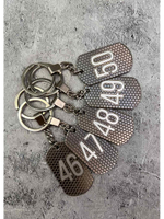 Номерки на ключи металлические 46-50