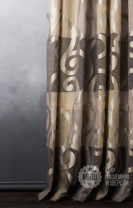 Легкие шторы: ПЛИМУТ (арт. BL01-235-03)  - (140х270)х2 см.  - (Возможна высота 250 см.) - сиреневые