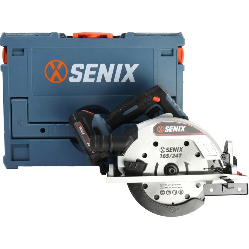 Пила циркулярная аккумуляторная SENIX PSCX2-M5-EU SET 1акб, зу