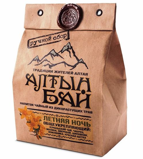 Чайный напиток "Летняя ночь" (общеукрепляющий) 100г. (курильский чай, зверобой, чабрец, красная щетка , шиповник , лист малины, лист земляники)