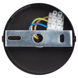 Светильник подвесной ЭРА PL12 GX53 BK/SL под лампу GX53 черный/серебро | Подвесные светильники