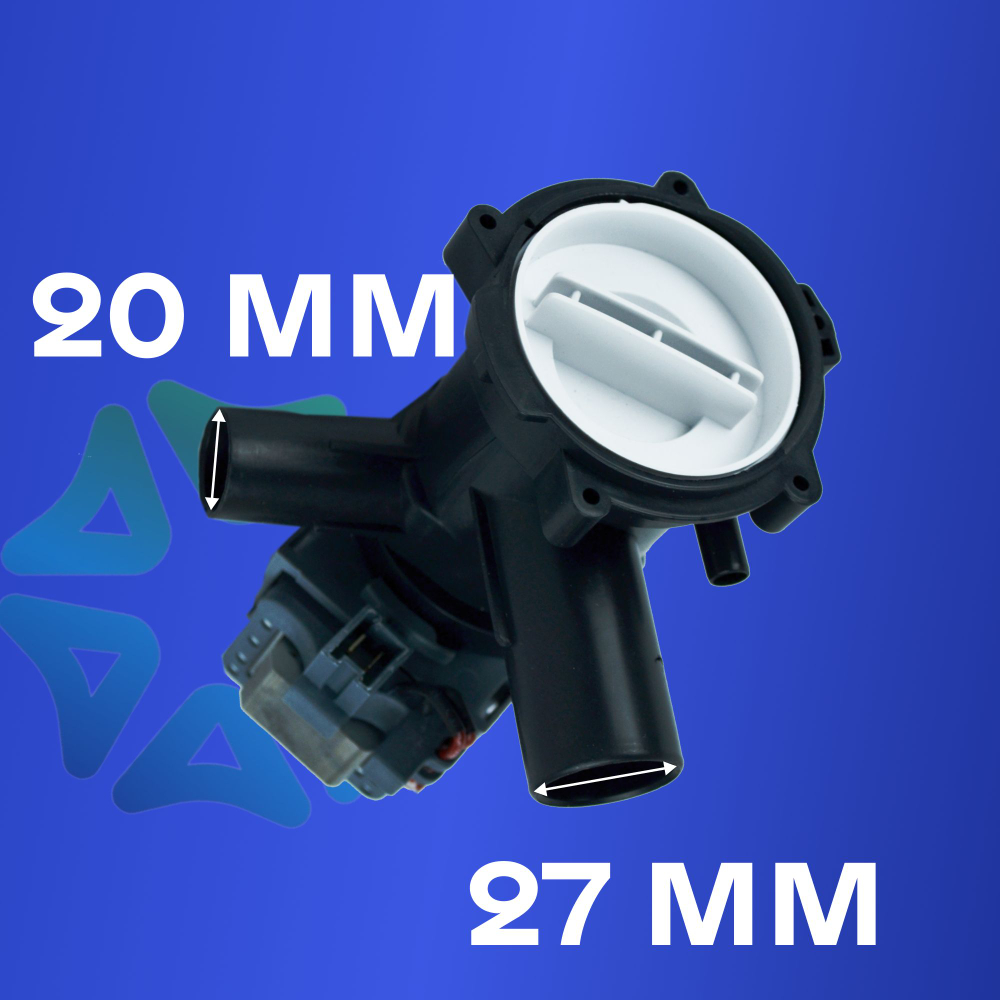 Помпа для стиральной машины 30w с улиткой RP25-3FB Bosch 0014237