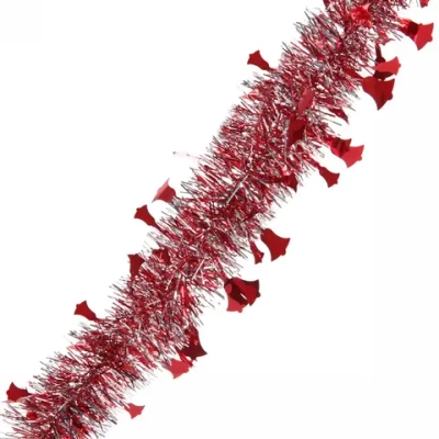 Мишура 2м 7 см «Колокольный звон», Красный