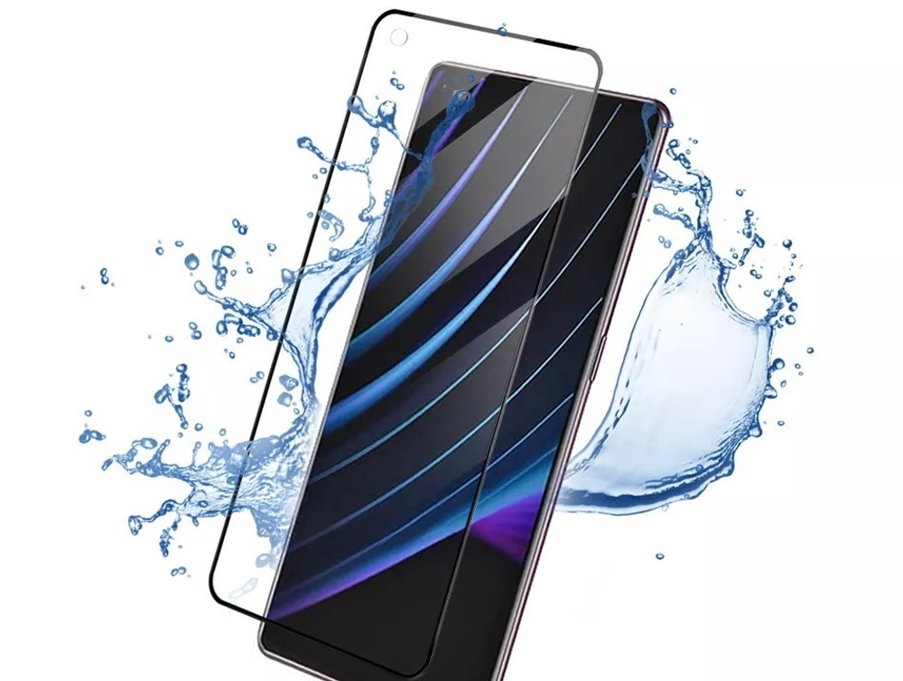 Стекло 6D c олеофобным покрытием для Realme 9 Pro+ (версия Плюс), с отверстием под фронтальную камеру, G-Rhino