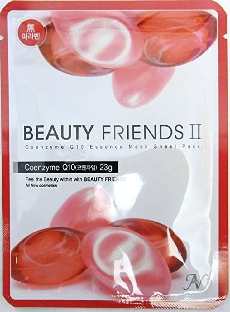 Beauty Friends II. каневые маски Essence Mask Sheet Pack Coenzyme Q10