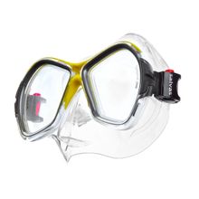 Маска для плавания SALVAS Phoenix Mask CA520S2GYSTH, размер взрослый, серебристо-жёлтая