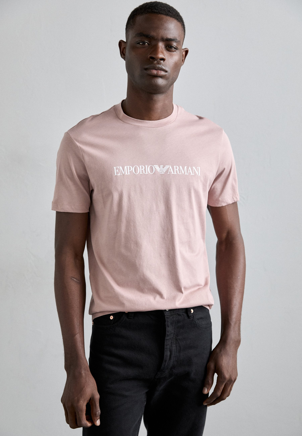 Emporio Armani Футболка с принтом - обнаженная
