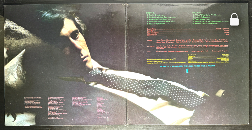 Bryan Ferry - Another Time, Another Place (Англия 1974г.)
