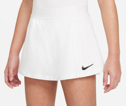 Юбка для девочки теннисная Nike Court Dri-Fit Victory Flouncy Skirt G - белый