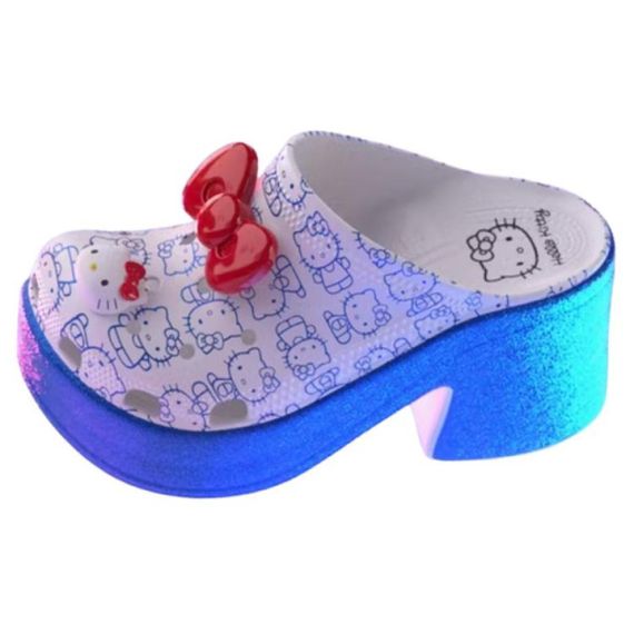 Crocs Сабо Белый и синий цвет Унисекс