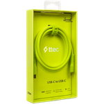 ttec USB-C - USB-C 120cm 60W PD/QC Neon Cable