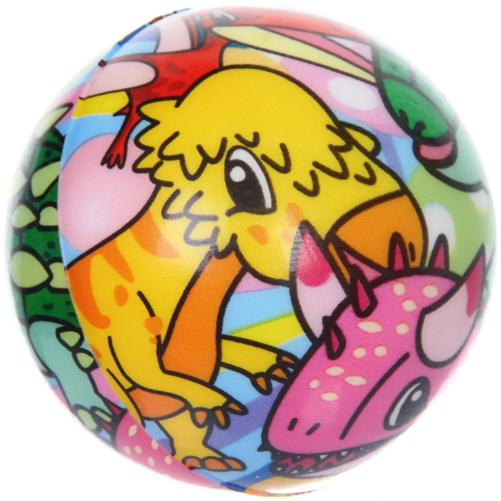 Мяч 6,3 см «Юрский период» (антистресс) попрыгун, микс СТИКЕР НА ШОУ-БОКС