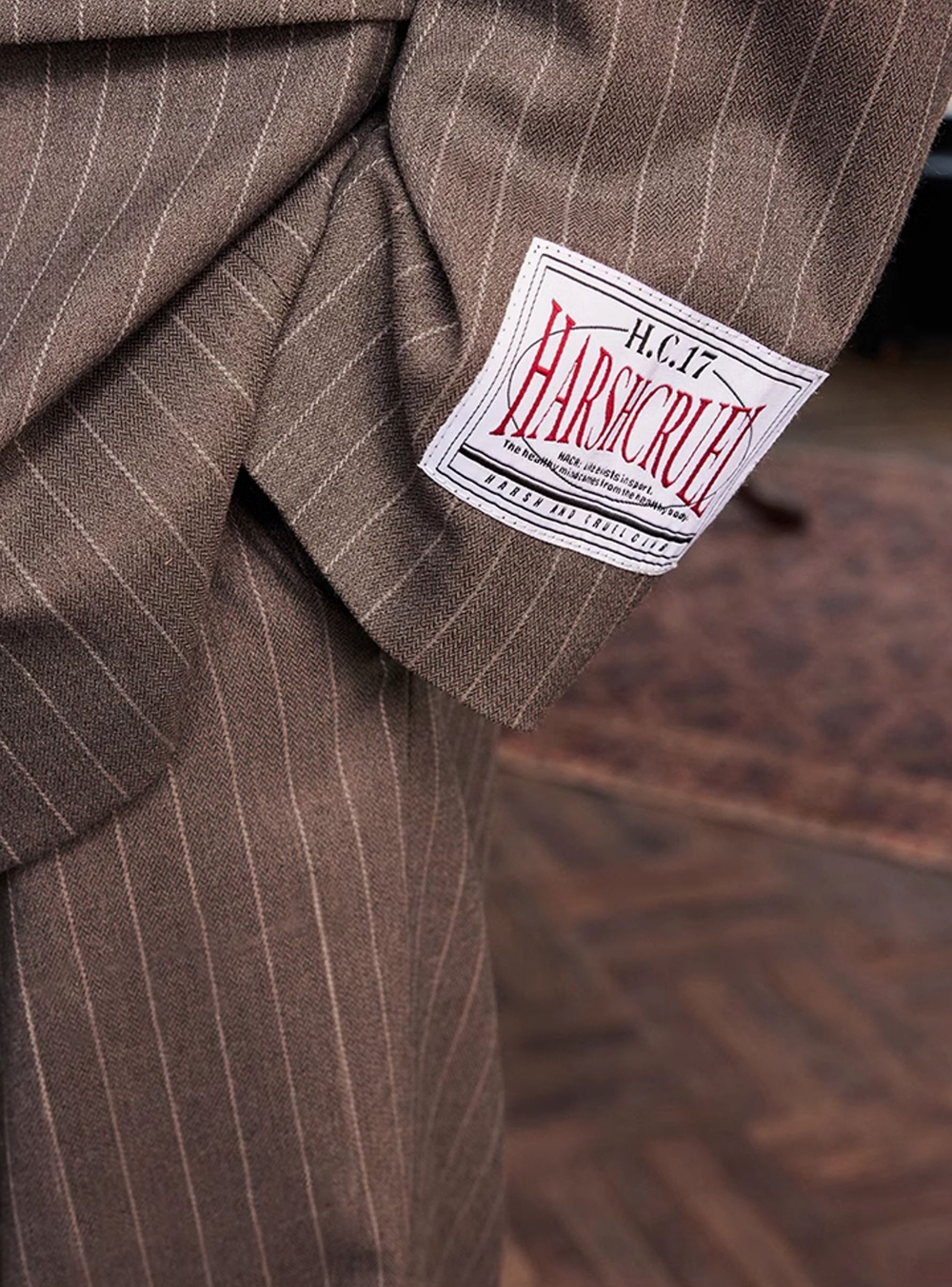 Блейзер HARSHandCRUEL "HACR Academy" Striped Blazer