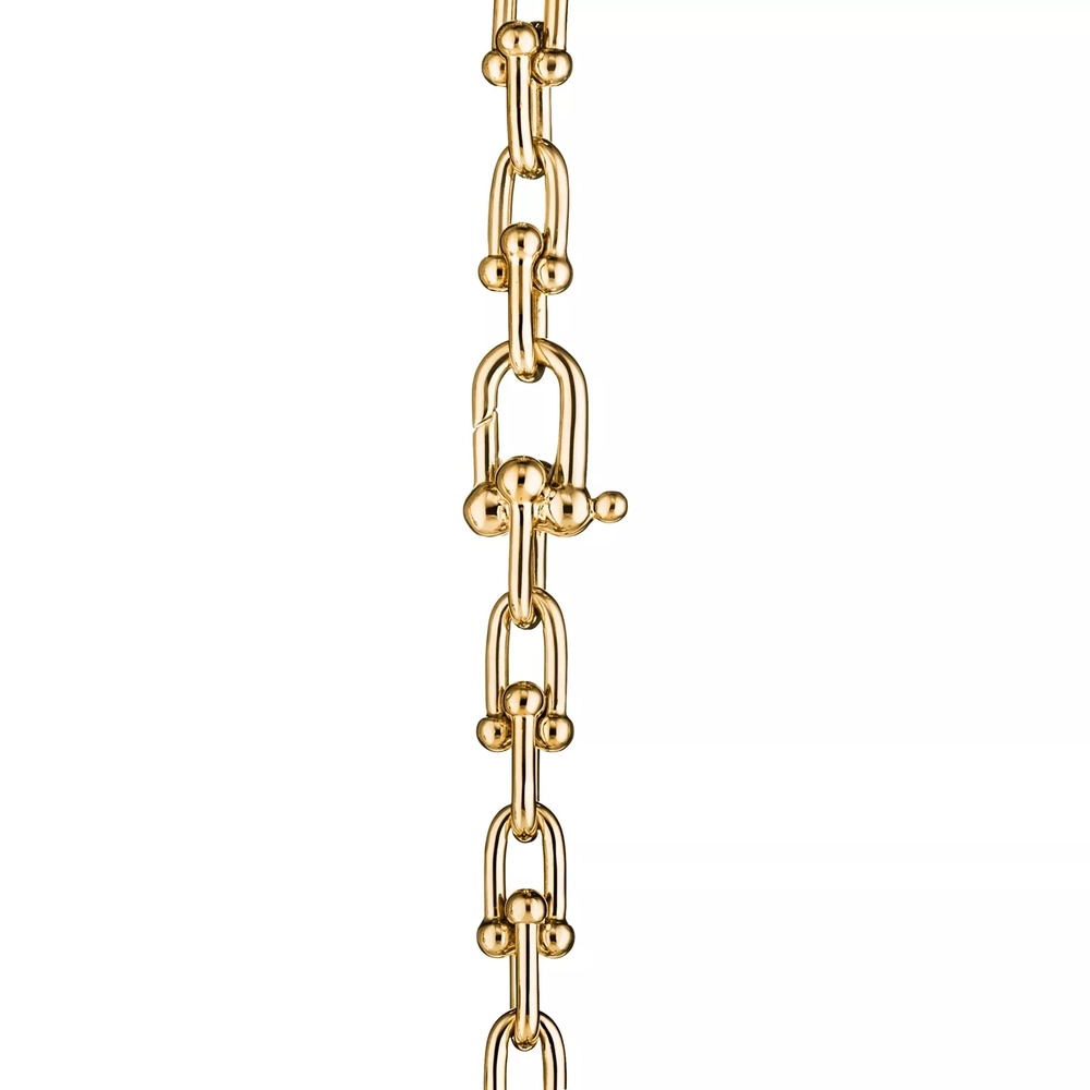 Браслет из жёлтого золота 18k,Tiffany 💠Hard Wear Small link