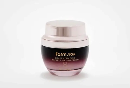 Крем для лица с фитостволовыми клетками винограда Grape Stem Cell Wrinkle Lifting Cream FARMSTAY