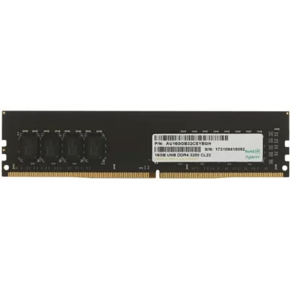 Оперативная память Apacer DDR4 DIMM 16GB EL.16G21.PSH PC4-25600, 3200MHz