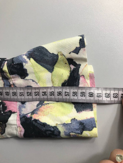 Платье с акварельным принтом, визуально 50 размер