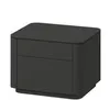Тумба прикроватная Tammi 2 ящика ширина 50 см (черный)