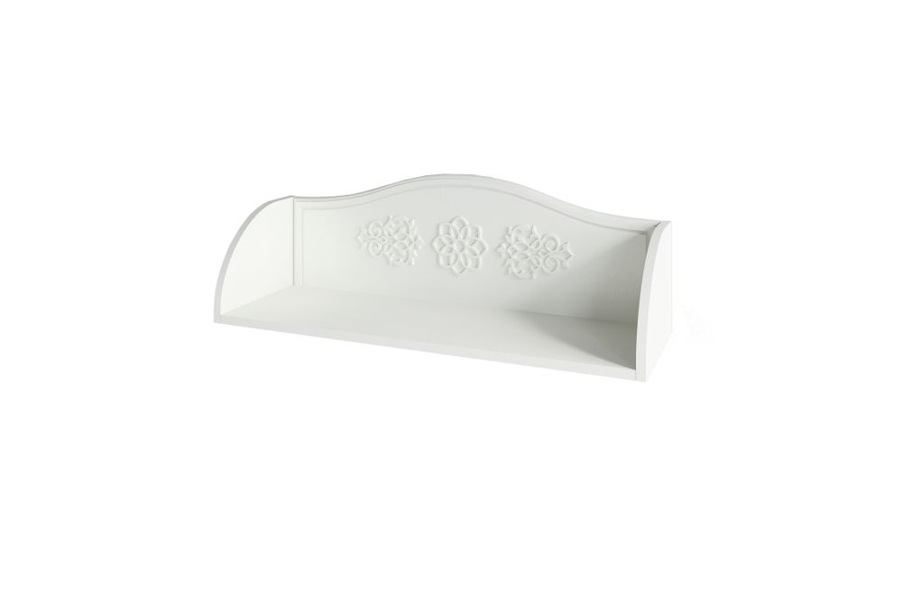 Полка навесная "Ki-Ki" ПЛД 800.1 (белый/белое дерево)