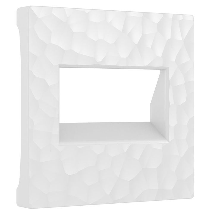 Лицевая панель Werkel Hammer для двойной розетки Еthernet RJ-45 белый W1291101 4690389163142