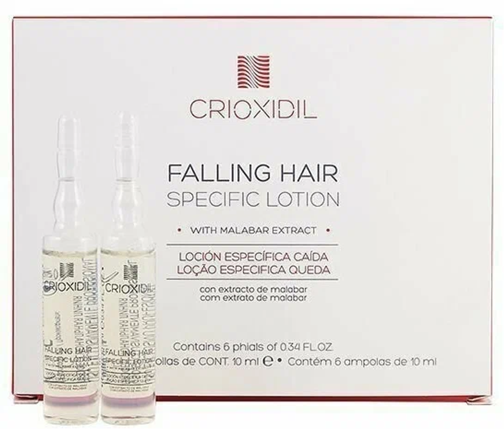 Crioxidil Falling Hair Specific Lotion, Лосьон от выпадения 6х10 мл
