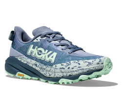 Кроссовки для бега женские Hoka Speedgoat 6 Фиолетово-Зеленые