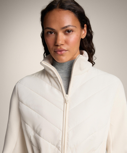 Oysho Утепленная куртка FELLEX® AEROGEL с регулируемой талией, экрю